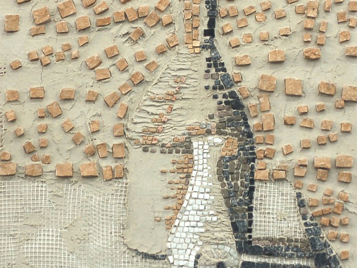 Натюрморт с инжиром. мозаика 40х52. 2012